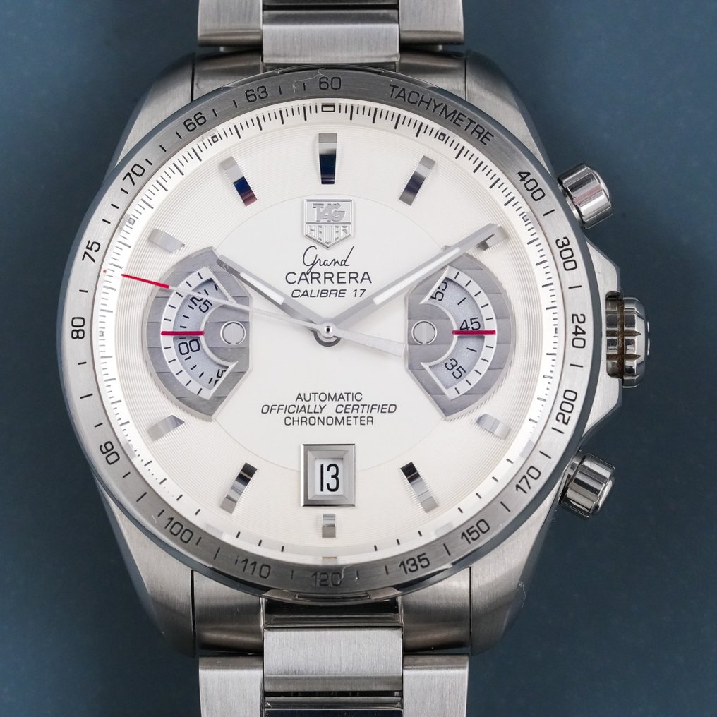 TAG Heuer NO RESERVE PRICE Grand Carrera Ghost White CAV511B