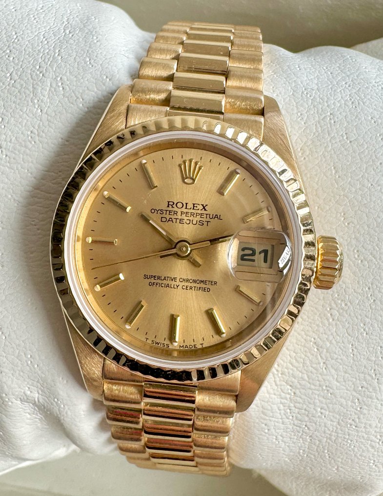Rolex - Oyster Perpetual Datejust 18K GOLD - 69178 - Damen - 1990-1999 ...