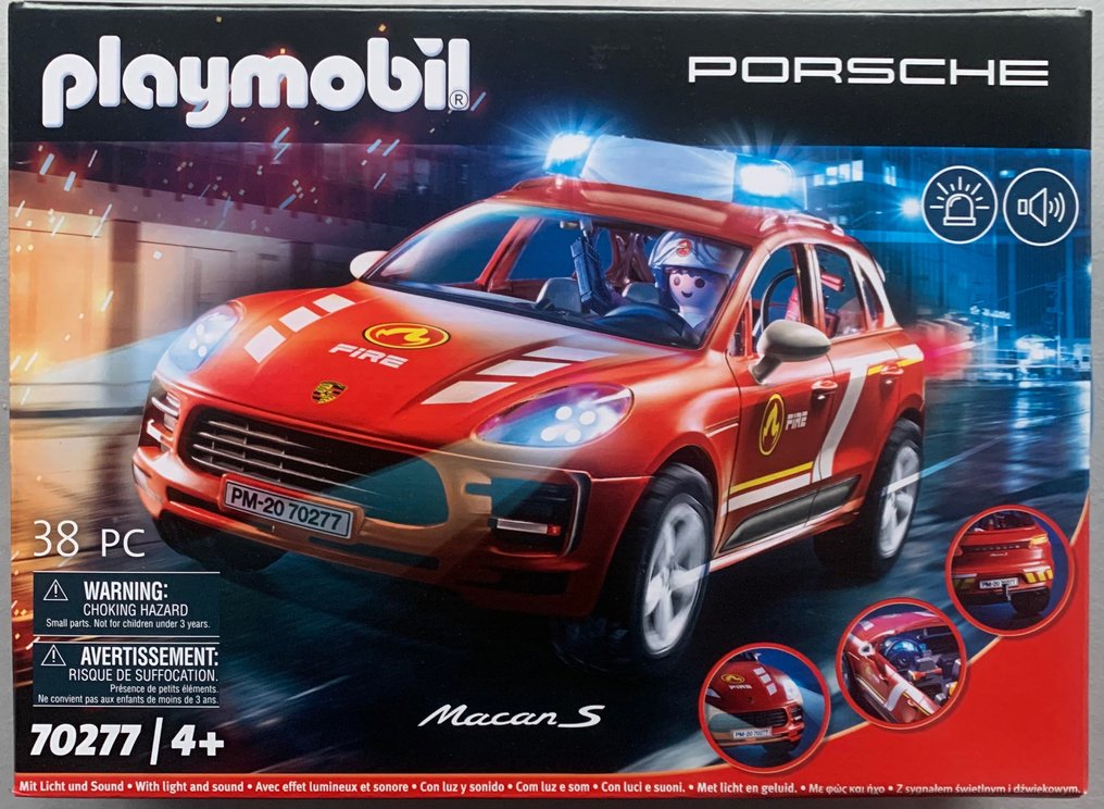 Playmobil Porsche Macan S Firefighter with figurine Playmobil