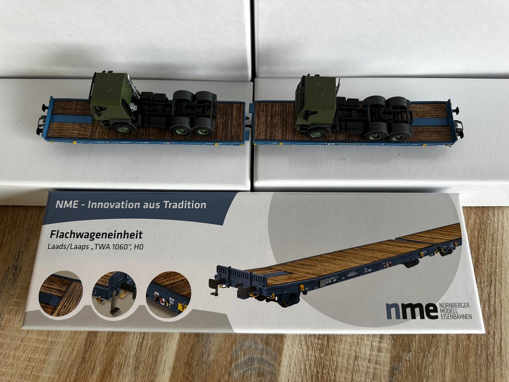 Herpa NME H0 530675 Model train wagon (3) Double wagon unit type