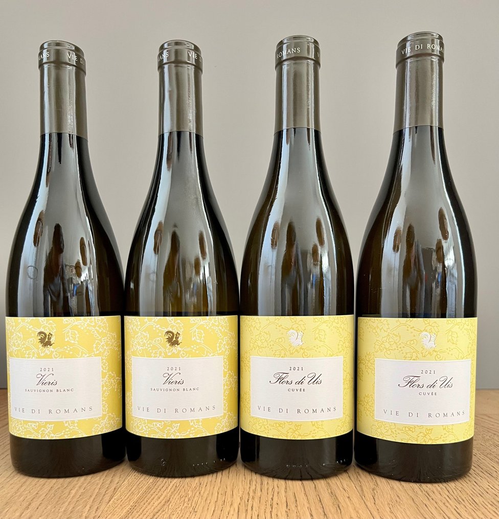2021 x2 Vieris Sauvignon Blanc & 2021 x2 Flor di Uis Bianco, Vie di ...