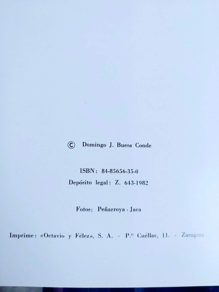 Dr. Domingo J. Buesa Conde Jaca, dos mil años de Historia 1982