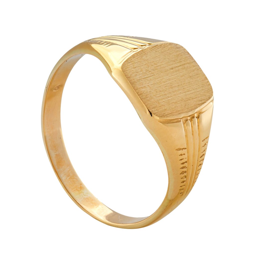 14 carats Or Or jaune Bague Pas de prix de r serve Catawiki
