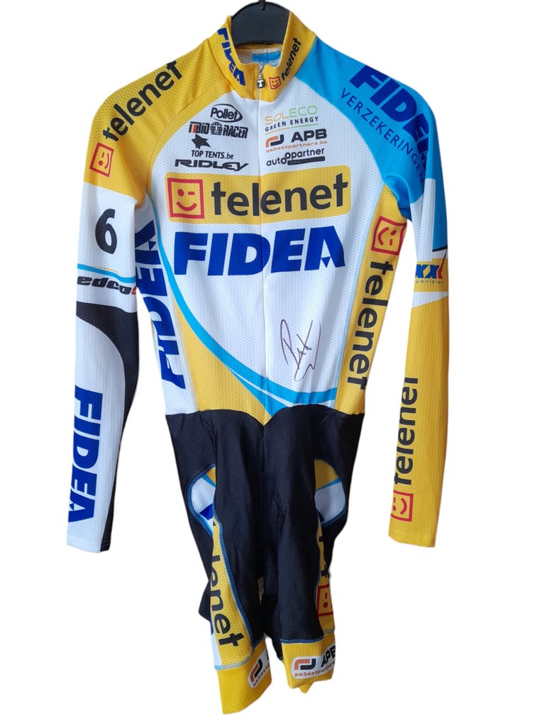 Telenet Fidea Ciclismo Rob Peeters 2012 Maillot de