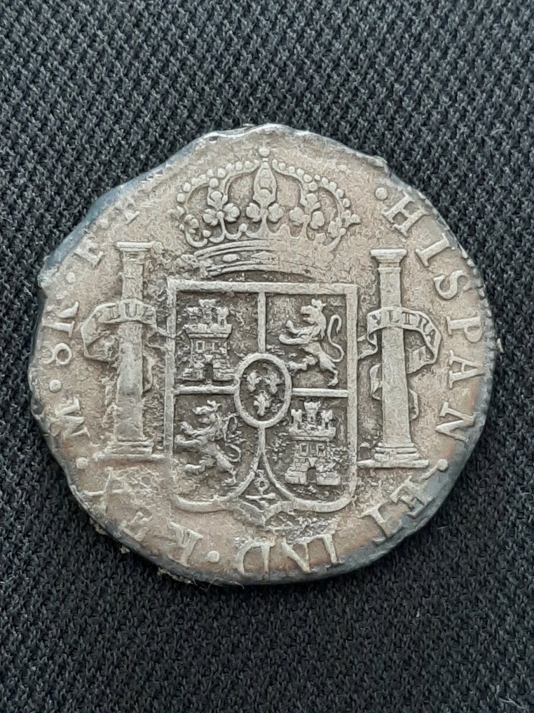 Spain. Carlos III (17591788). 8 reales México Procede de Naufragio