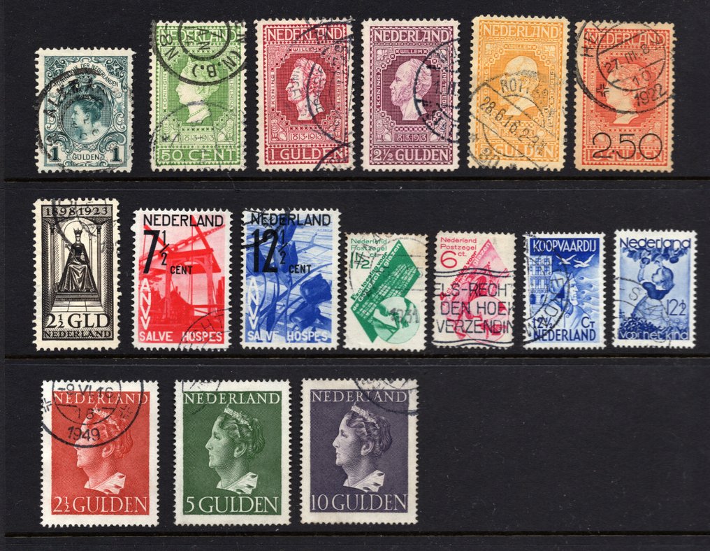Netherlands 1852/1959 Very advanced collection of postage stamps in