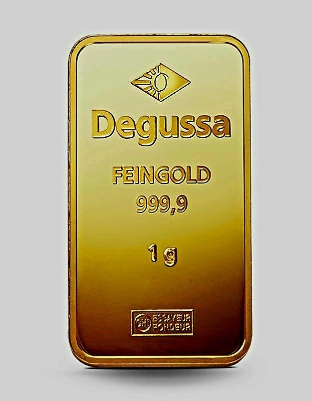 1 gram Gold .999 Degussa Sealed Catawiki