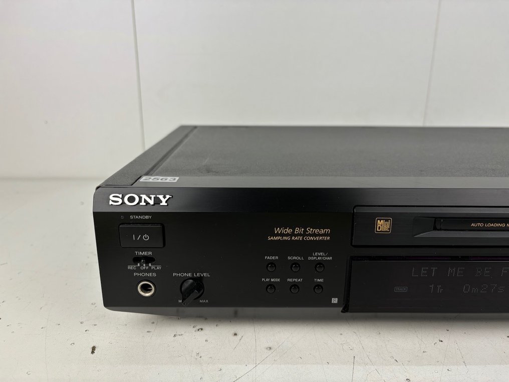 Sony MDSJE520 Minidisc deck Catawiki