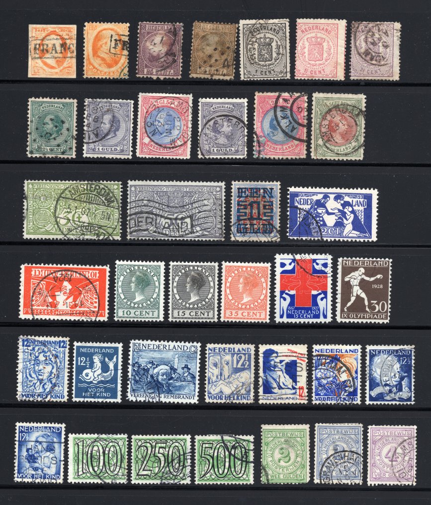 Netherlands 1852/1959 Very advanced collection of postage stamps in