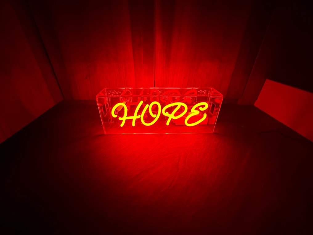 Neon light sign Glass Plastic Catawiki