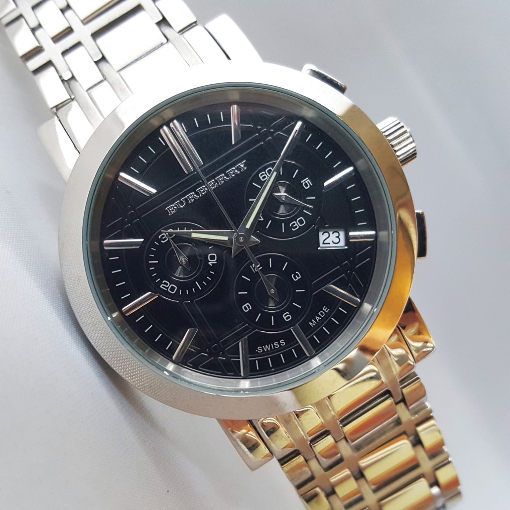 Burberry Men Swiss Made Chronograph New Catawiki