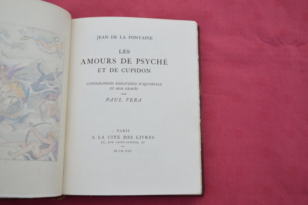 Jean de La Fontaine - Les Amours de Psyché et Cupidon - 1925 - Catawiki