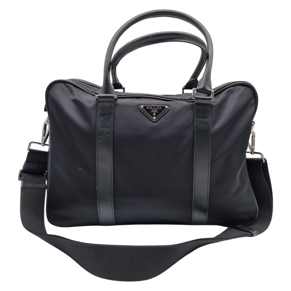 Prada laptop discount bag nylon