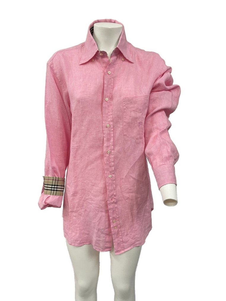Camicia burberry uomo online rosa