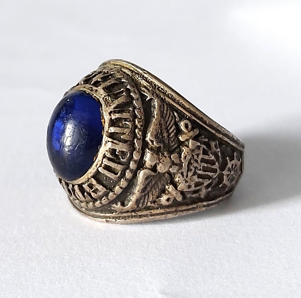 Bague us navy 2025 argent