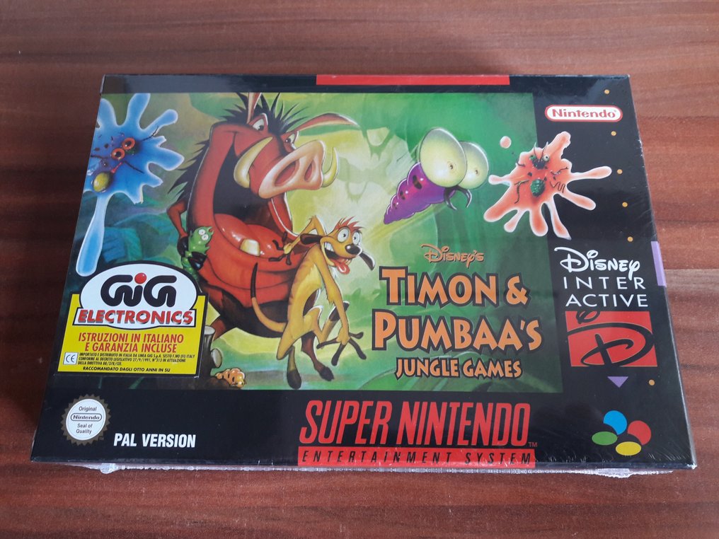Sealed snes games sale