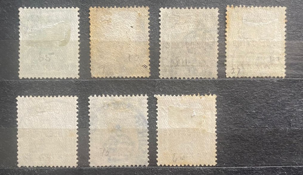 Palestine 1921/1922 - Used Collection British Mandate Overprinted in 3