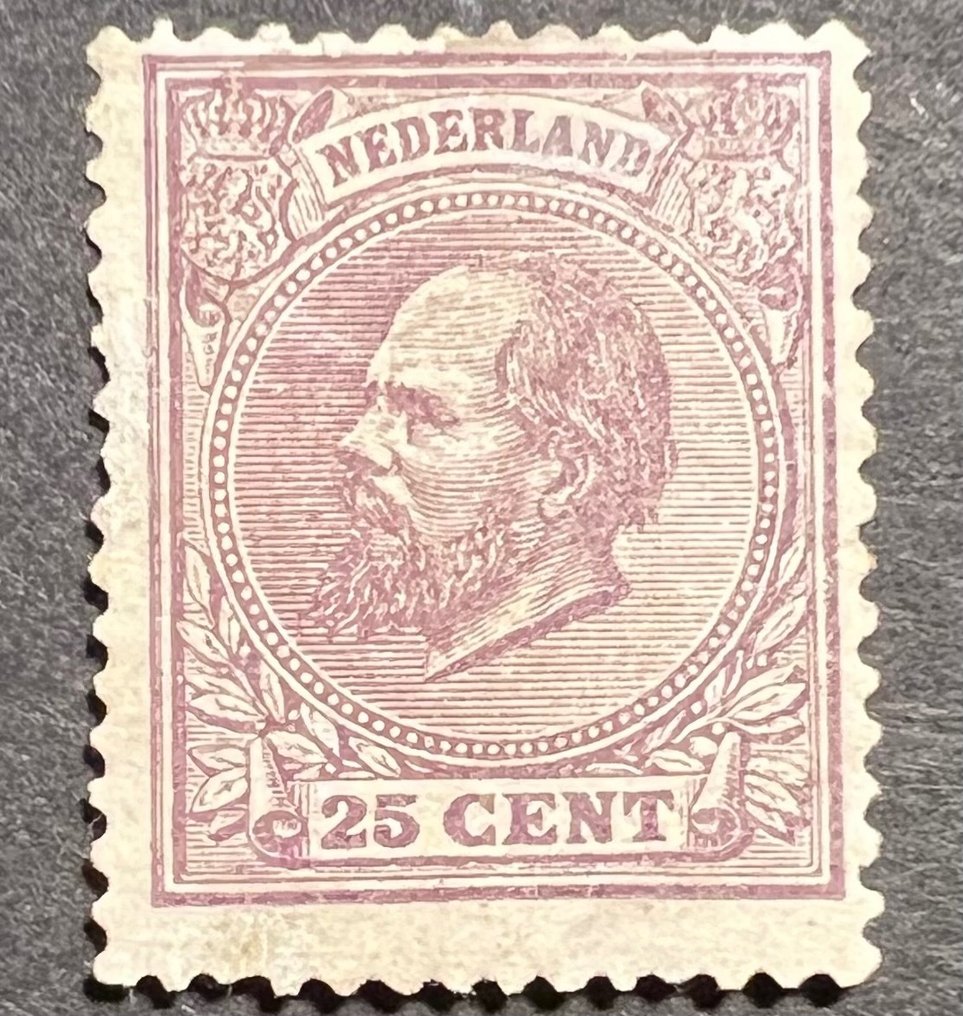 Nederland 1872/1888 Koning Willem lll 25 ct Violet NVPH 26 Catawiki