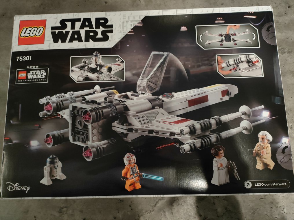Luke skywalker x wing fighter hotsell lego