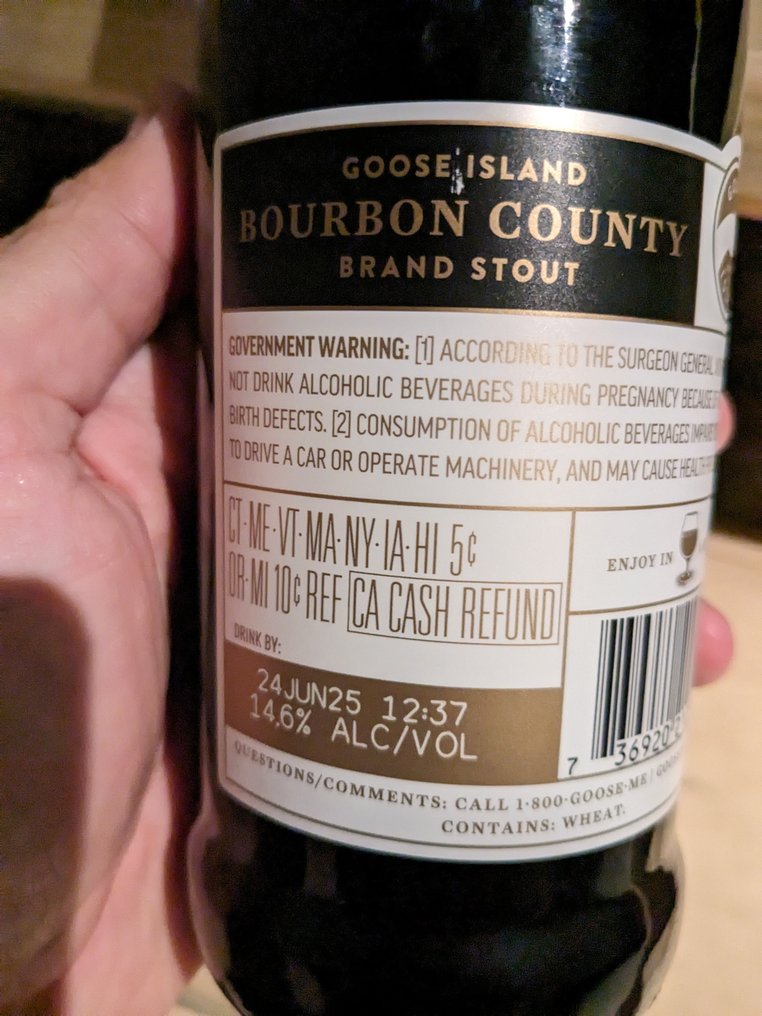 Fremont & Goose Island Rusty Nail 2020 & Bourbon County Brand Stout 2020 65 cl i 50 cl 2