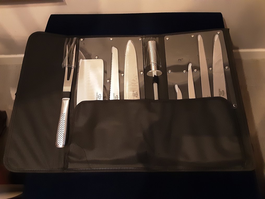 Coltello da cucina - Set di coltelli professionali da nove pezzi, affilati  come rasoi, resistenti, Royal Switzerland, in - Svizzera - Catawiki