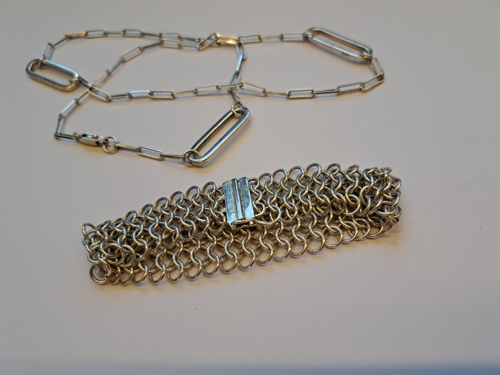 925 Silver - 2 piece jewellery set - Catawiki