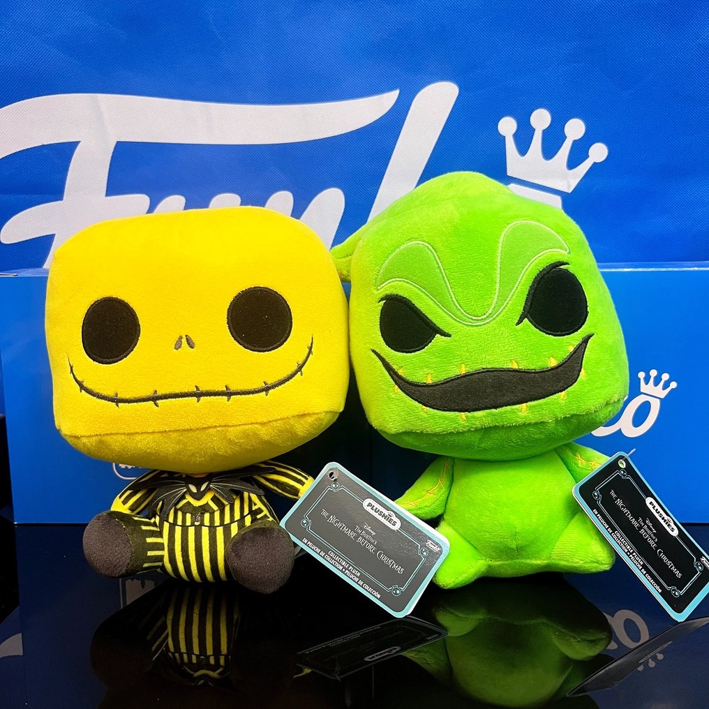 Funko Pop Figurine Plush Set of 2 Nightmare Before Christmas