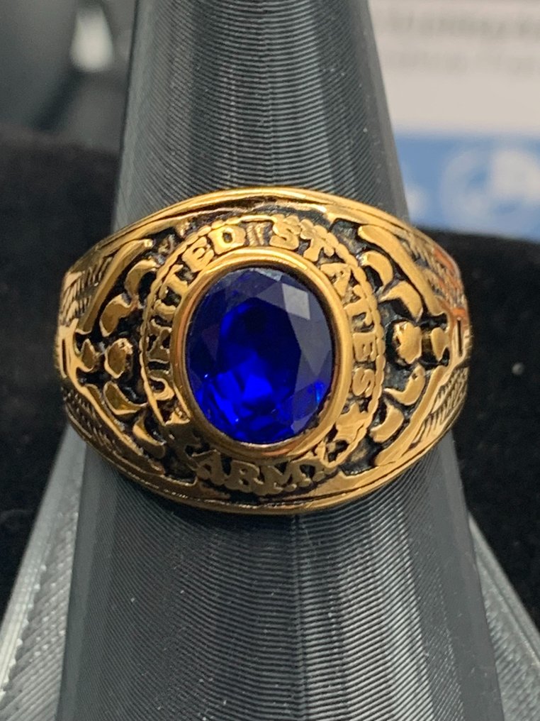 Bague armée new arrivals américaine