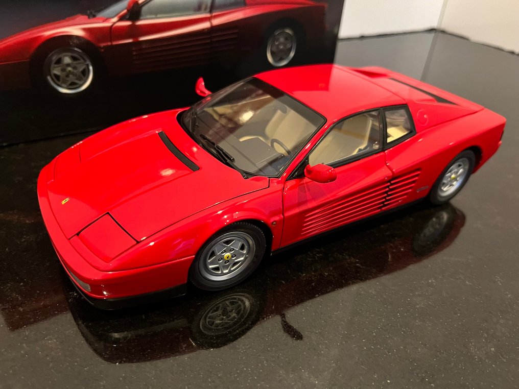 Kyosho 1:18 - 1 - Model car - Ferrari Testarossa - Catawiki