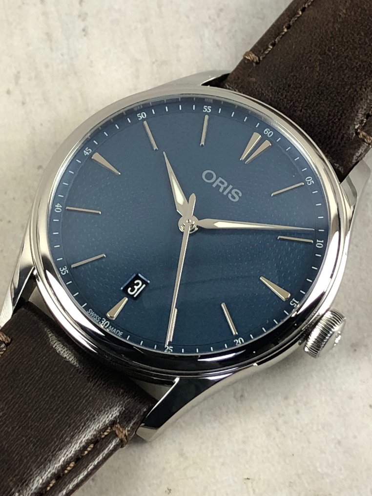Oris artelier date blue dial cheap
