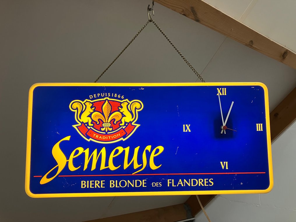Semeuse Biere blonde de Flandres Caisson lumineux Plastique Catawiki