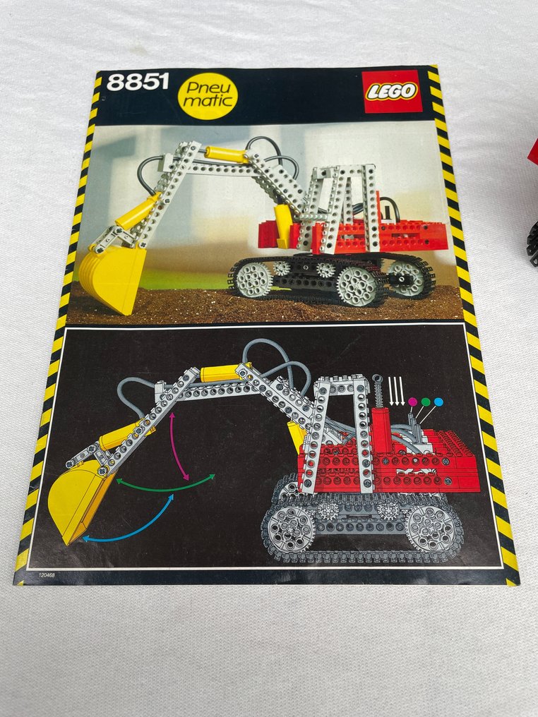 LEGO Classic Technic 8851 Excavator pneumatics operational