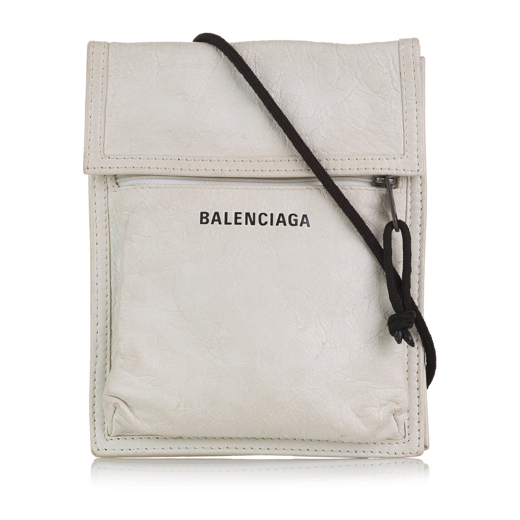 Balenciaga Explorer Pouch Leather Crossbody Crossbody bag