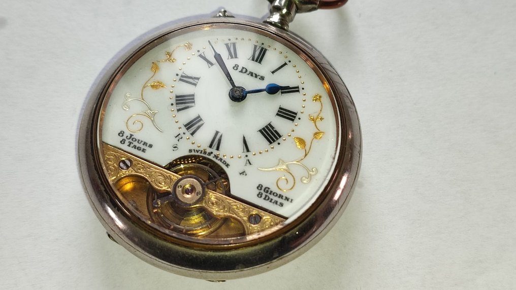 Hebdomas orologio da taschino 8 giorni revisio 1901 1949