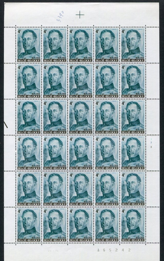 Belgium 1974 Collection of sheets (with variety) Catawiki