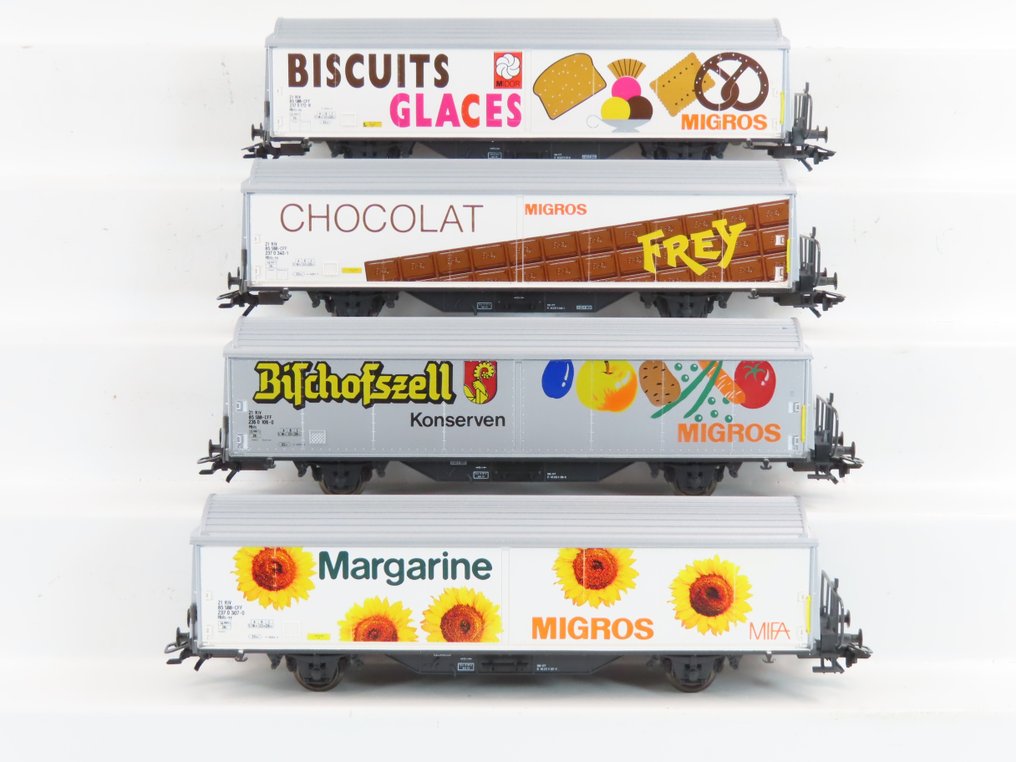 Märklin H0 - 4785 - Model train freight wagon set (1) - 4-piece set of ...