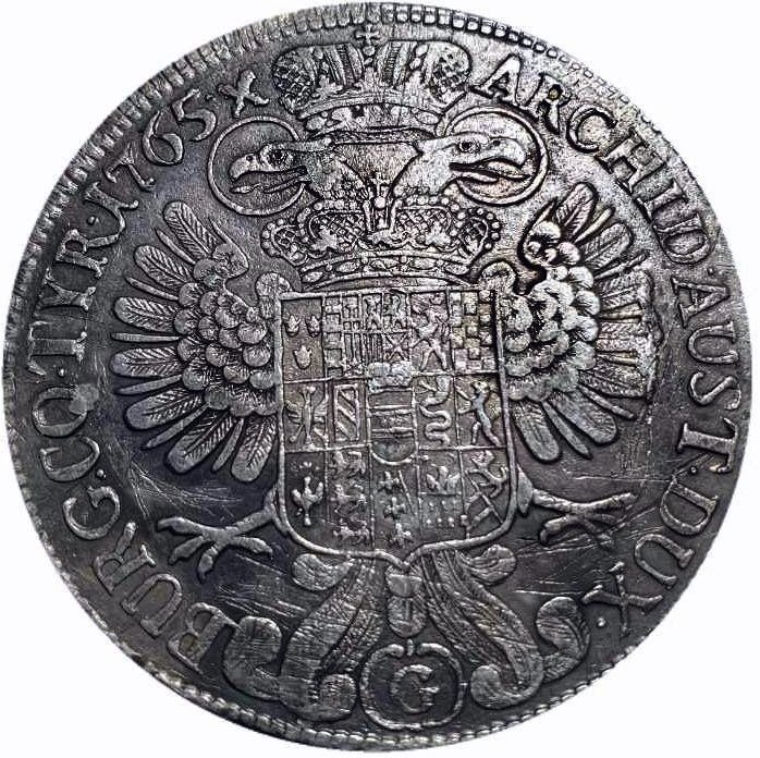 Austria. Maria Theresia (1740-1780). Thaler (taler) 1765, Günzburg ...