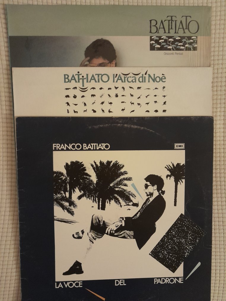 Franco Battiato - La voce del Padrone - Orizzonti perduti - Arca di Noè -  Titoli vari - Disco in vinile - 1981 - Catawiki