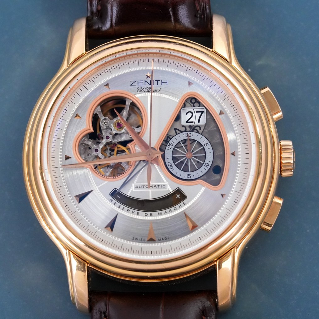 Zenith El Primero Chronomaster XXT Open Grande Date 18k Gold
