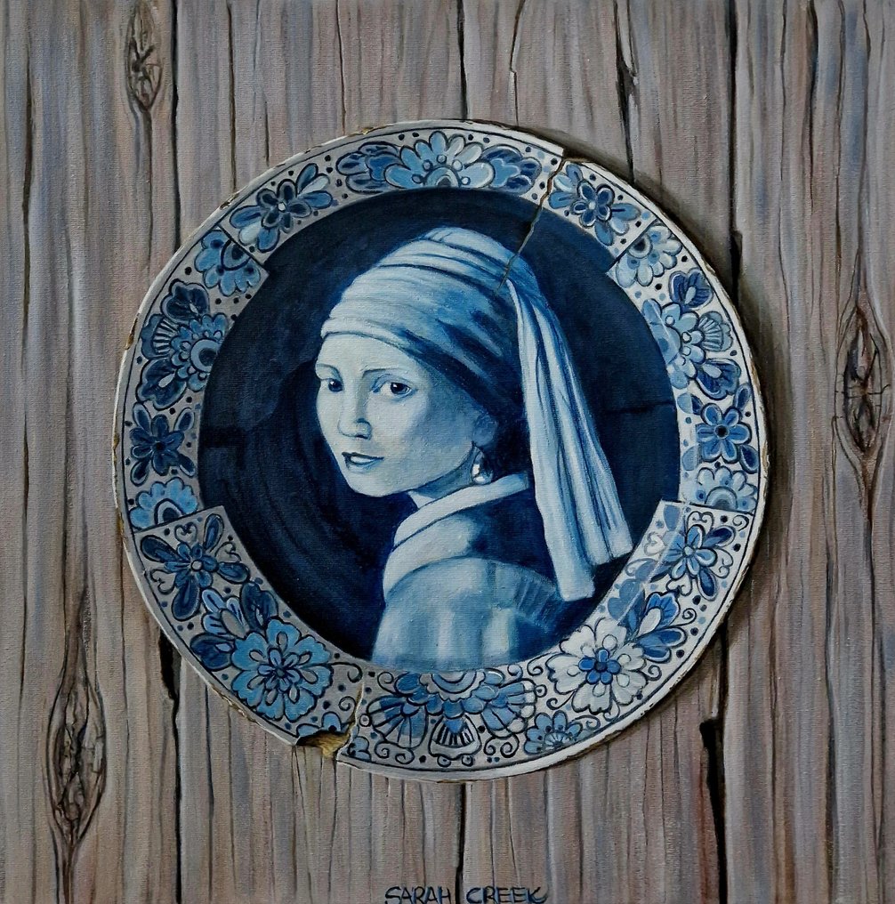 Sarah Creek Delfts blauw meisje Catawiki
