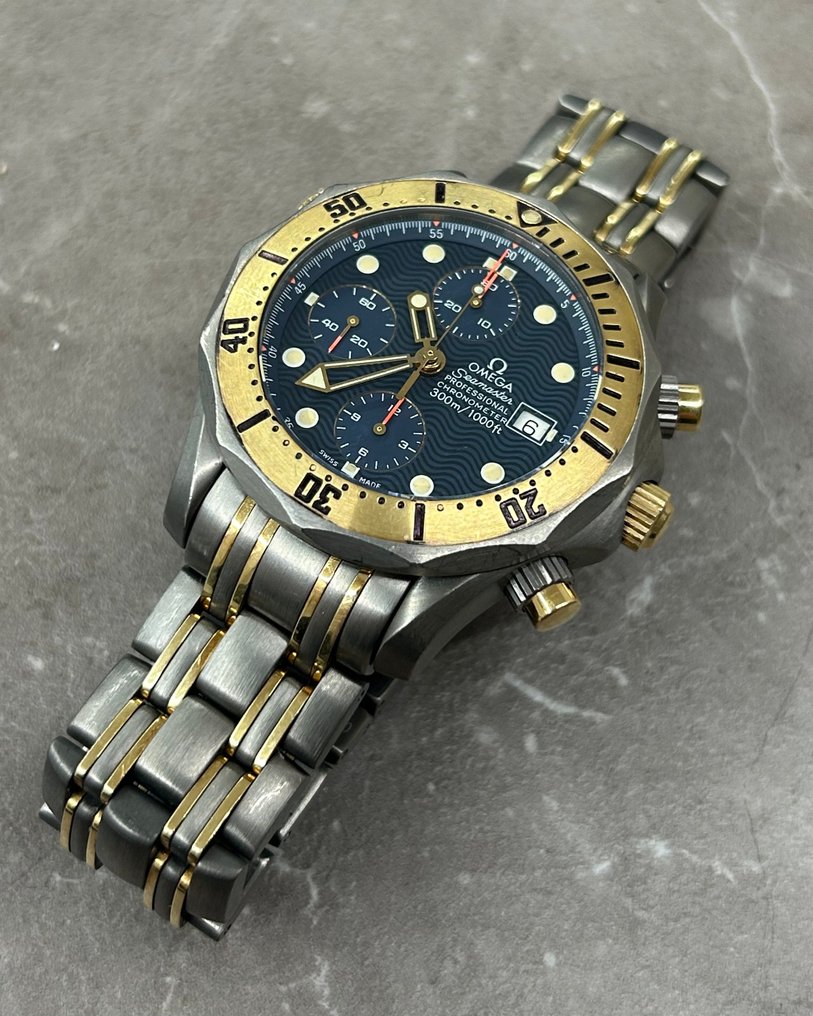 Omega seamaster titanium new arrivals gold