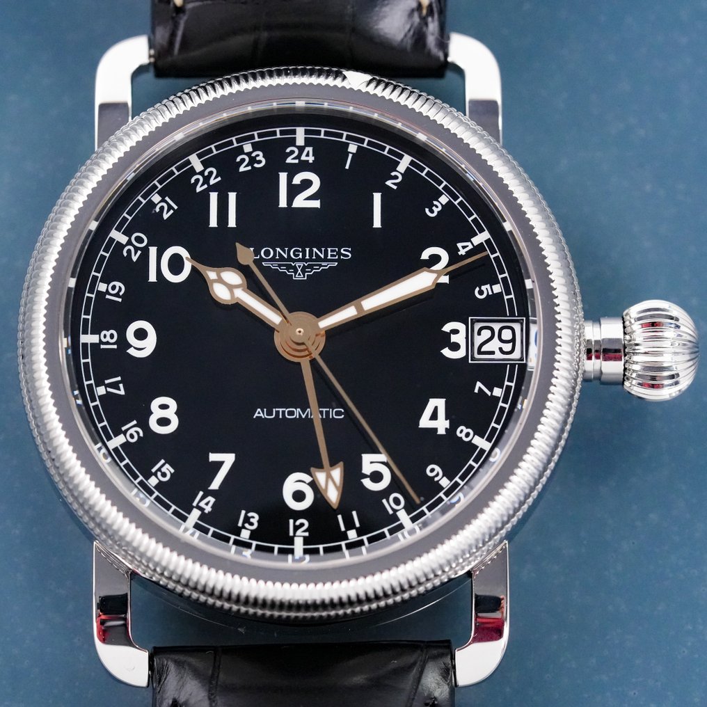 Longines avigation on sale oversize crown