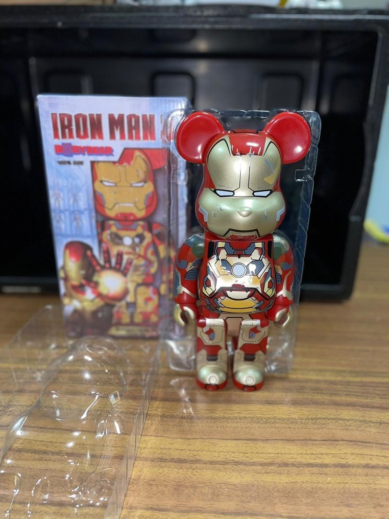 Medicom Toy Action figure Bearbrick 400 Iron Man 3 cm 28 marvel