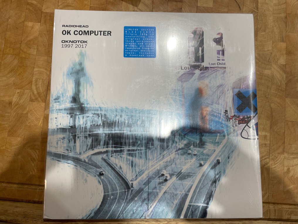 Radiohead - OK Computer Limited Edition 3 LP BLUE OKNOTOK 1997