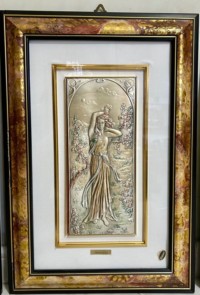 Quanto Vale Un Quadro In Argento 925 Alphonse Mucha - Set di Quattro Quadri - Argento 925 - Catawiki