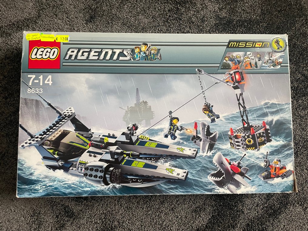 LEGO Agents 8633 Mission 4 Speedboat Rescue Catawiki