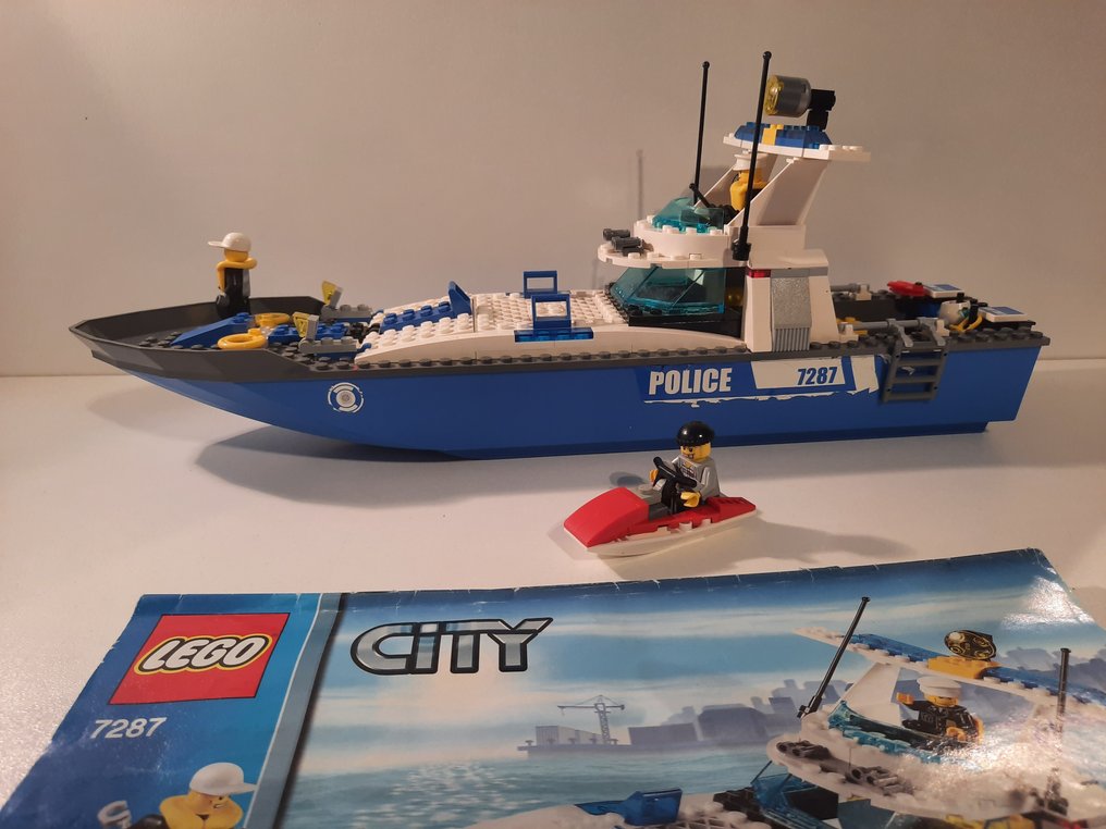 Lego 7287 sales police boat