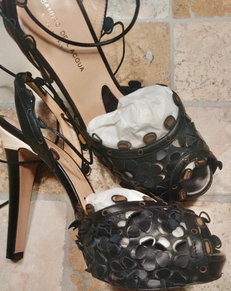 Alessandro dell Acqua Heeled sandals Size Shoes EU 38.5