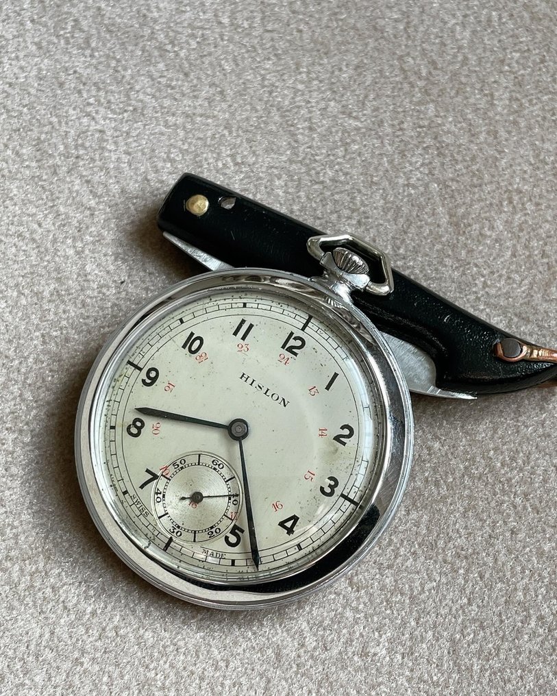 Hislon pocket clearance watch