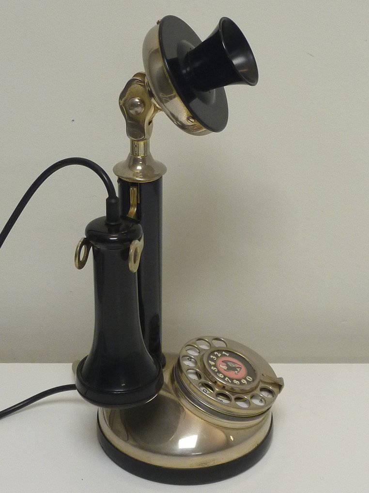 Analogue telephone Retro candlestick telephone model 1920 s